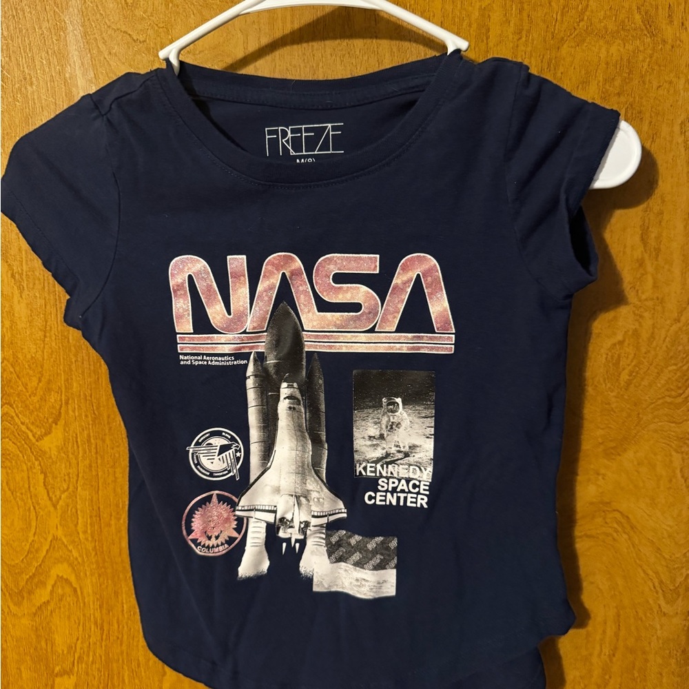Freeze Blue Short Sleeve NASA Tee
